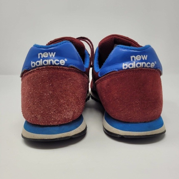 [SOLD]New Balance Shoes 9.5 Burgundy Red Blue Sneakers Lifestyle Classic M373SRB - Picture 5 of 16